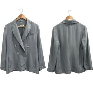 Vince Gray blue silk  Blazer
